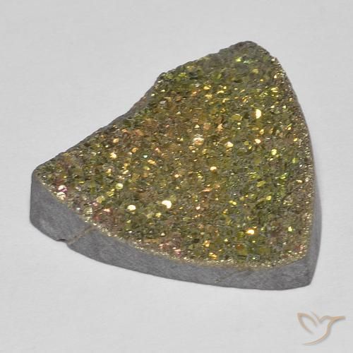 Pirita arcoiris Multicolor natural de 7.70 ct, Trillón, Opaco