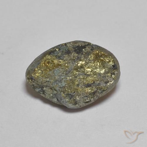 7.71ct Natural Multicolor Pirita arcoiris, Elegante, Opaco