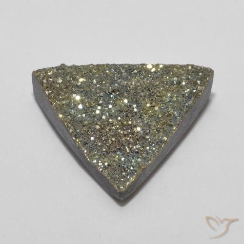 Pirita arcoiris Multicolor natural de 5.62 ct, Trillón, Opaco