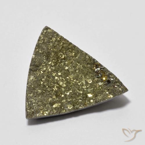 6.22ct Natural Multicolor Pirita arcoiris, Trillón, Opaco