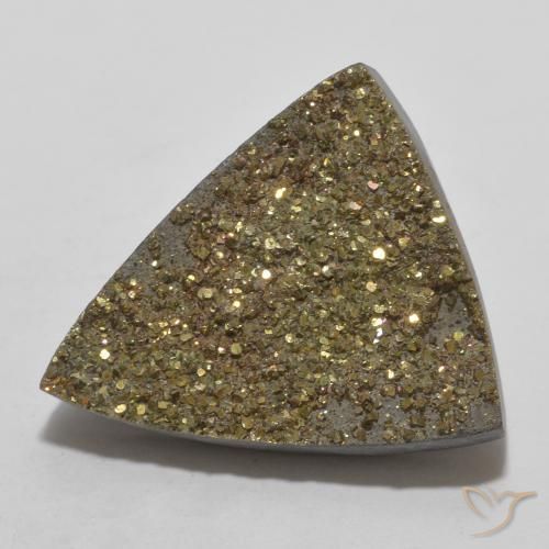 Pirita arcoiris Multicolor natural de 14.30 ct, Trillón, Opaco