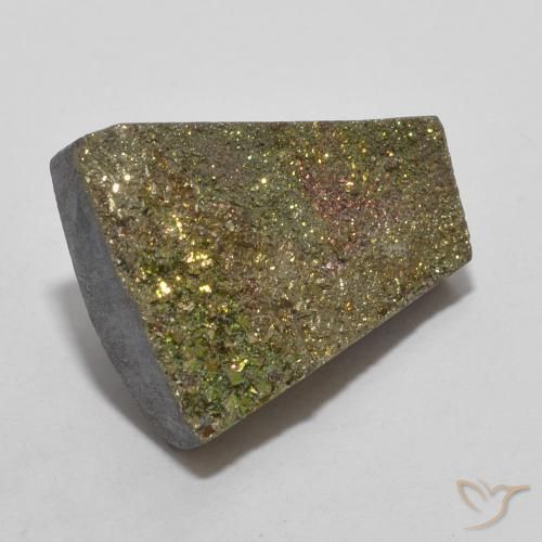 Pirita arcoiris Multicolor natural de 7.23 ct, Elegante, Opaco