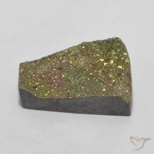 Pirita arcoiris Multicolor natural de 7.23 ct, Elegante, Opaco
