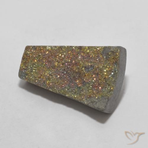 Pirita arcoiris Multicolor natural de 7.15 ct, Elegante, Opaco