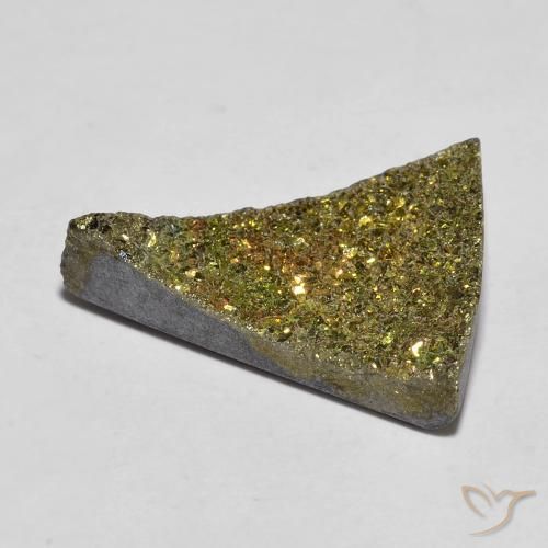 Pirita arcoiris Multicolor natural de 6.04 ct, Trillón, Opaco