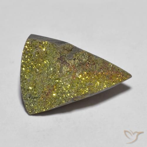 5.95ct Natural Multicolor Pirita arcoiris, Trillón, Opaco
