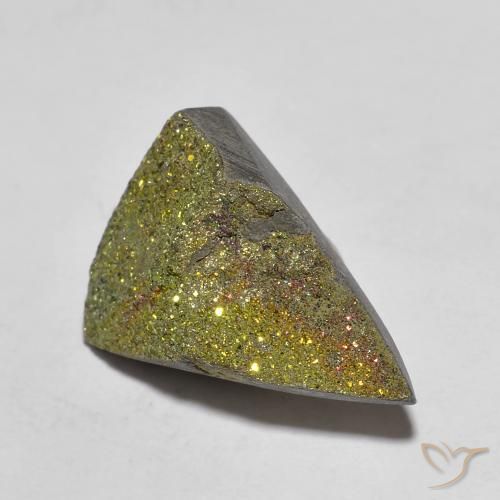 Pirita arcoiris Multicolor natural de 5.95 ct, Trillón, Opaco