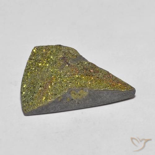 Pirita arcoiris Multicolor natural de 5.95 ct, Trillón, Opaco