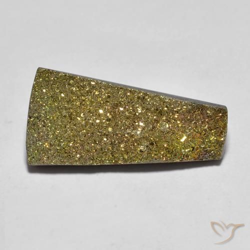 7.04ct Natural Multicolor Pirita arcoiris, Elegante, Opaco
