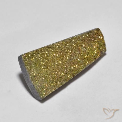 Pirita arcoiris Multicolor natural de 7.04 ct, Elegante, Opaco
