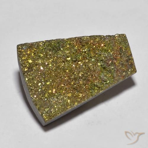 Pirita arcoiris Multicolor natural de 9.90 ct, Elegante, Opaco