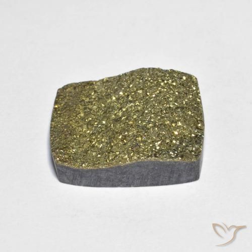 Pirita arcoiris Multicolor natural de 12.20 ct, Corte Baguette, Opaco