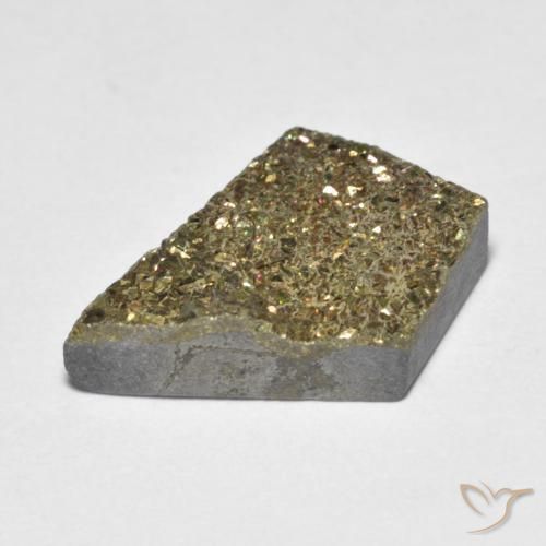 Pirita arcoiris Multicolor natural de 5.72 ct, Elegante, Opaco