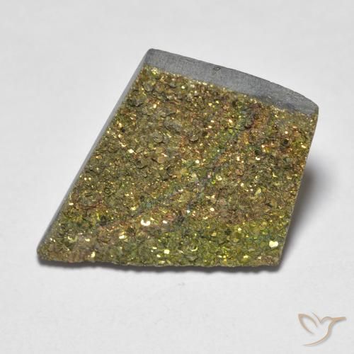 Pirita arcoiris Multicolor natural de 8.01 ct, Elegante, Opaco