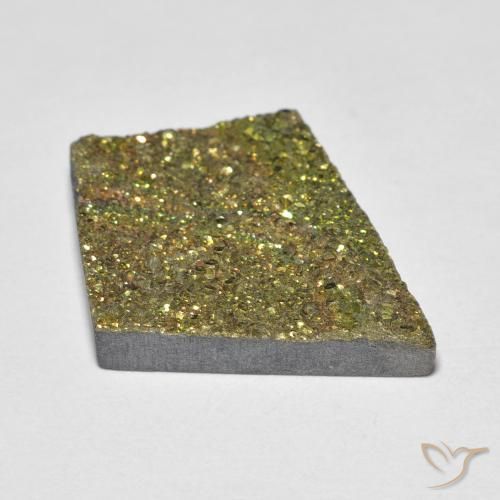 Pirita arcoiris Multicolor natural de 8.01 ct, Elegante, Opaco