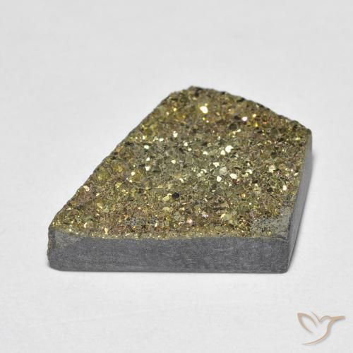 Pirita arcoiris Multicolor natural de 6.86 ct, Elegante, Opaco