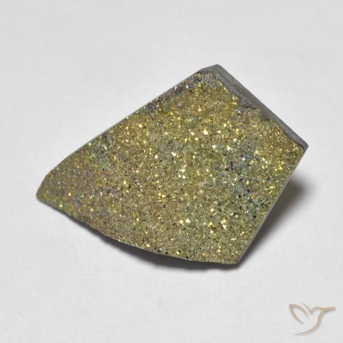 5.15ct Natural Multicolor Pirita arcoiris, Elegante, Opaco
