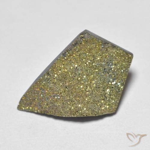 Pirita arcoiris Multicolor natural de 5.15 ct, Elegante, Opaco