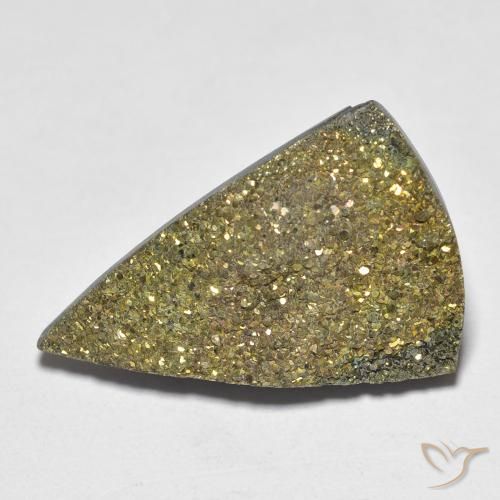 Pirita arcoiris Multicolor natural de 11.05 ct, Trillón, Opaco