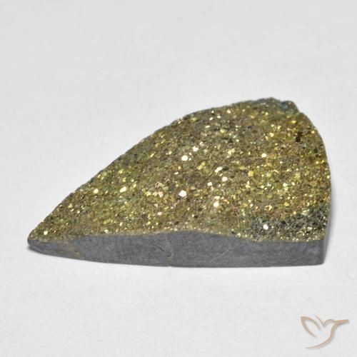 Pirita arcoiris Multicolor natural de 11.05 ct, Trillón, Opaco
