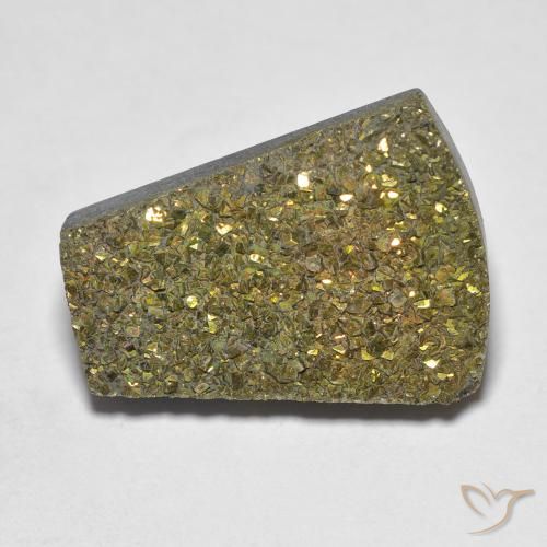 10.63ct Natural Multicolor Pirita arcoiris, Elegante, Opaco