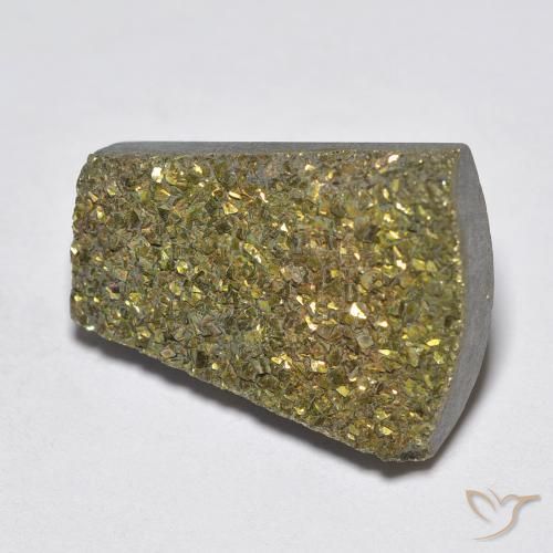 Pirita arcoiris Multicolor natural de 10.63 ct, Elegante, Opaco