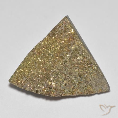 Pirita arcoiris Multicolor natural de 11.12 ct, Trillón, Opaco
