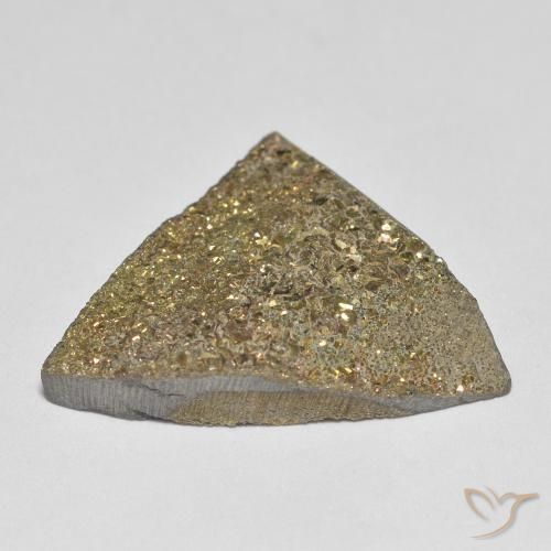 Pirita arcoiris Multicolor natural de 11.12 ct, Trillón, Opaco
