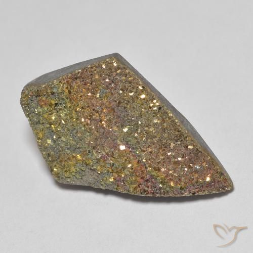 Pirita arcoiris Multicolor natural de 7.52 ct, Elegante, Opaco