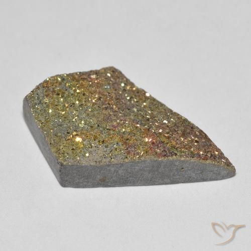 Pirita arcoiris Multicolor natural de 7.52 ct, Elegante, Opaco