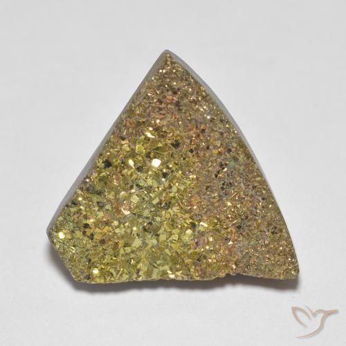 10.04ct Natural Multicolor Pirita arcoiris, Elegante, Opaco