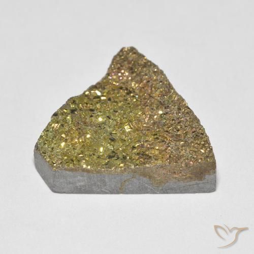 Pirita arcoiris Multicolor natural de 10.04 ct, Elegante, Opaco
