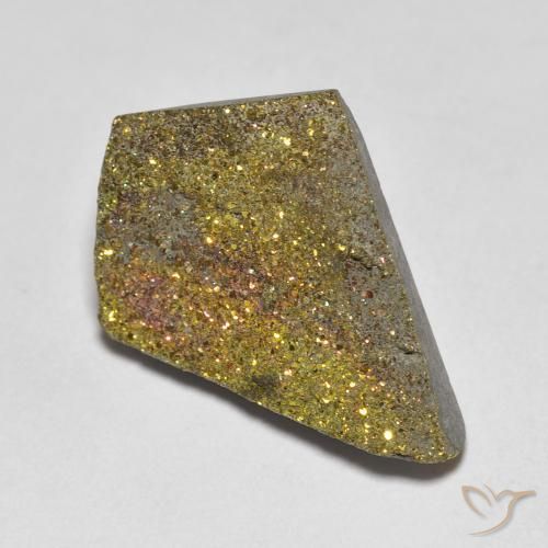 Pirita arcoiris Multicolor natural de 7.50 ct, Elegante, Opaco