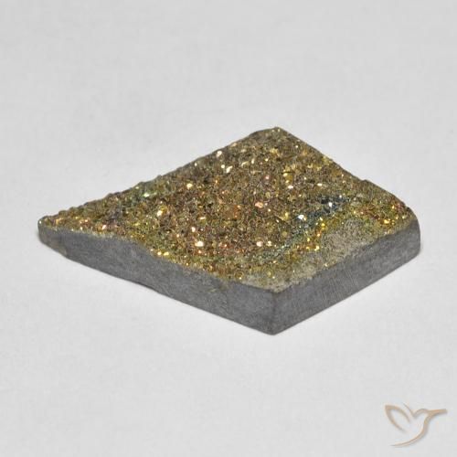 Pirita arcoiris Multicolor natural de 5.13 ct, Elegante, Opaco