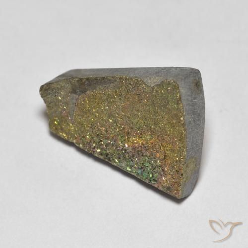 Pirita arcoiris Multicolor natural de 6.12 ct, Elegante, Opaco