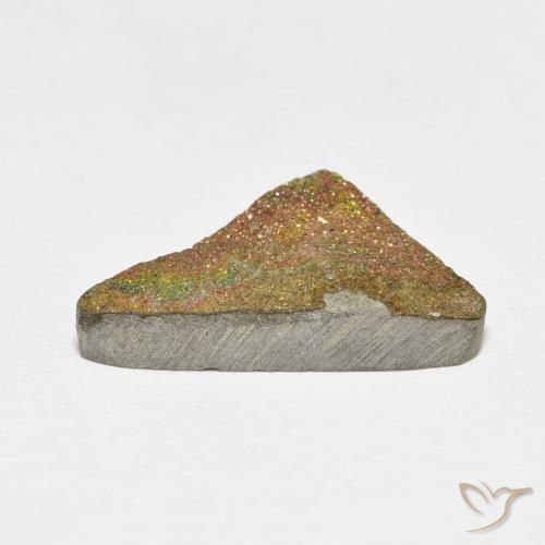 Pirita arcoiris Multicolor natural de 10.28 ct, Elegante, Opaco