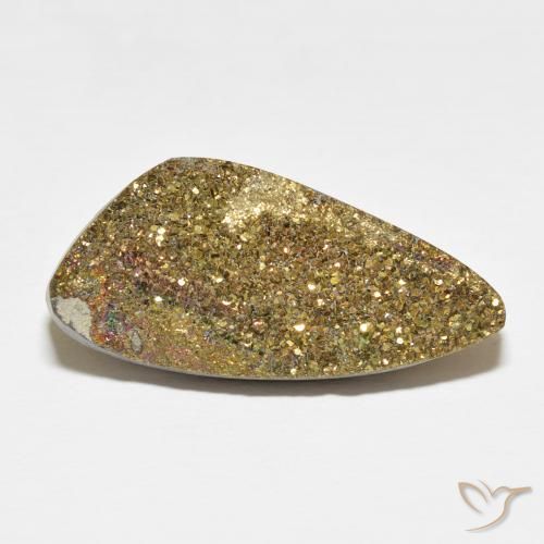 16.56ct Natural Multicolor Pirita arcoiris, Elegante, Opaco