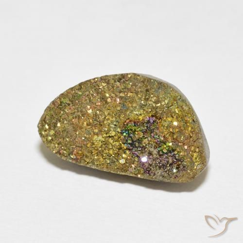 Pirita arcoiris Multicolor natural de 8.38 ct, Elegante, Opaco