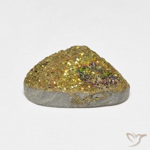 Pirita arcoiris Multicolor natural de 8.38 ct, Elegante, Opaco