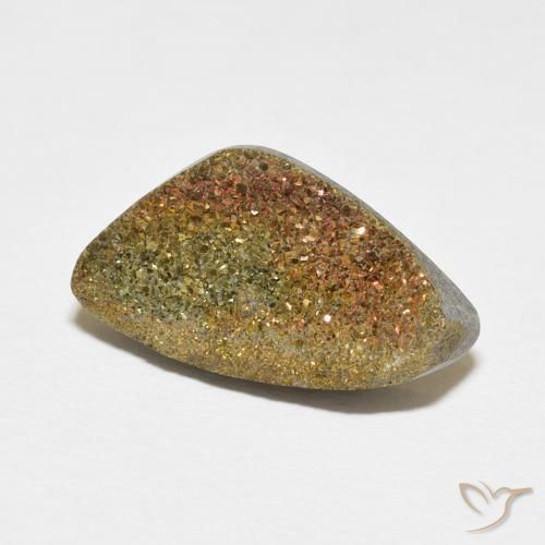 Pirita arcoiris Multicolor natural de 6.55 ct, Elegante, Opaco