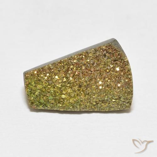 5.33ct Natural Multicolor Pirita arcoiris, Elegante, Opaco