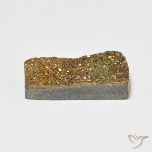 Pirita arcoiris Multicolor natural de 4.97 ct, Elegante, Opaco