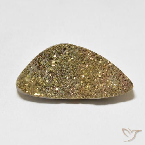 11.67ct Natural Multicolor Pirita arcoiris, Elegante, Opaco