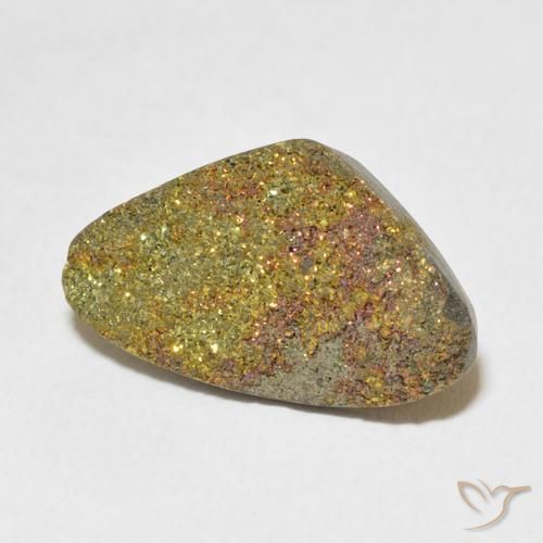 Pirita arcoiris Multicolor natural de 5.34 ct, Elegante, Opaco