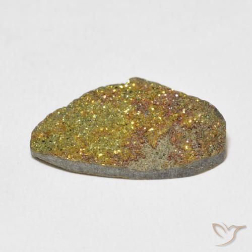 Pirita arcoiris Multicolor natural de 5.34 ct, Elegante, Opaco
