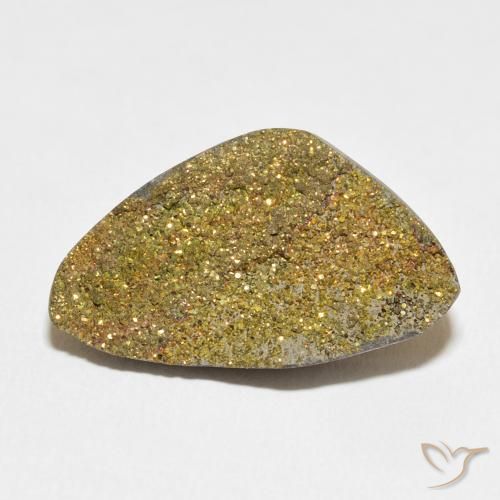 13.08ct Natural Multicolor Pirita arcoiris, Elegante, Opaco