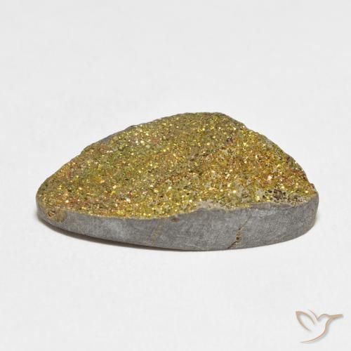 Pirita arcoiris Multicolor natural de 13.08 ct, Elegante, Opaco