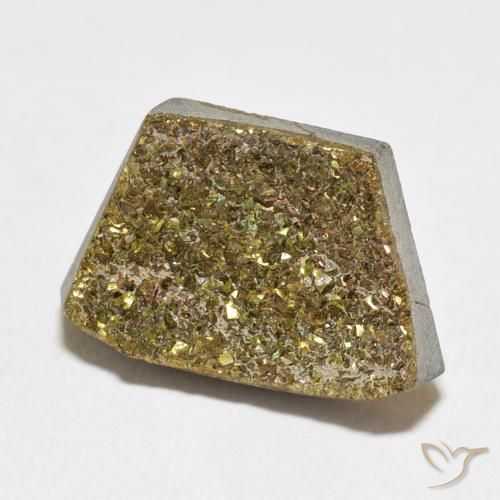Pirita arcoiris Multicolor natural de 12.28 ct, Elegante, Opaco