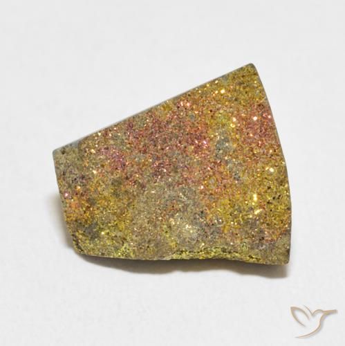 5.02ct Natural Multicolor Pirita arcoiris, Elegante, Opaco