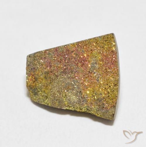 Pirita arcoiris Multicolor natural de 5.02 ct, Elegante, Opaco